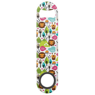 retro kids safari lion wildlife