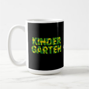 Retro Kindergarten Boys Teacher Camouflage Funny Coffee Mug