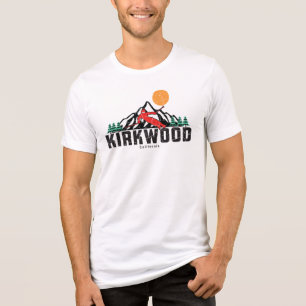 Retro Kirkwood Mountain Ski Tri-Blend Shirt