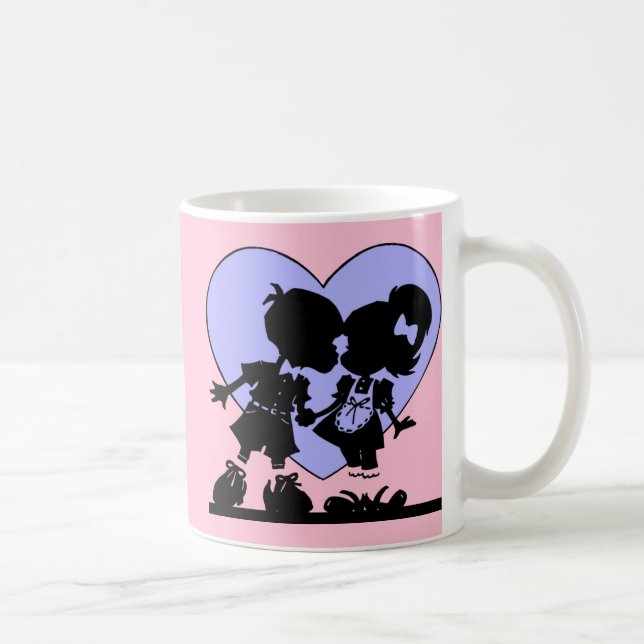 Retro Kiss Coffee Mug (Right)