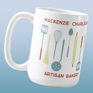 Retro Kitchen Bakery Cafe Catering Coffee Mug