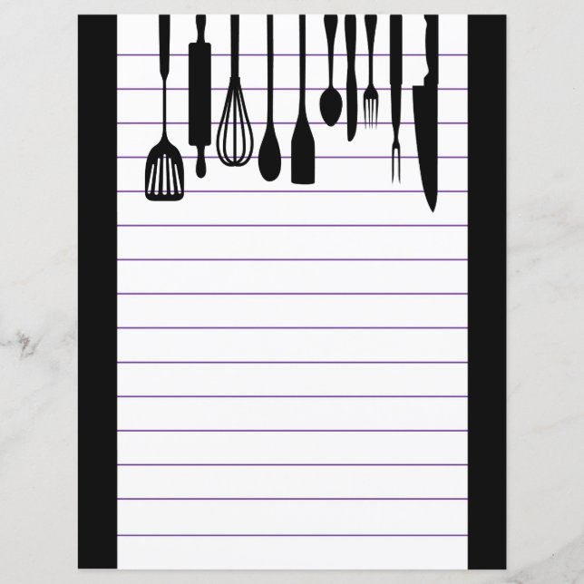 Retro Kitchen Cooking Utensils (Front)