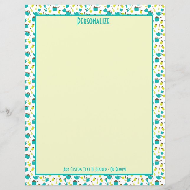 Retro Kitchen Cooking Utensils Personalise (Front)