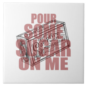 Retro Kitchen Marshmallows   Pour Some Sugar On Me Ceramic Tile