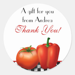 Retro Kitchen or Cooking Customisable Stickers