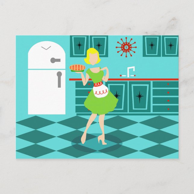 Retro Kitchen Postcard (Front)
