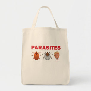 Retro Know Your Parasites Luna Tick Anti Trump 86 Tote Bag