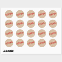 Retro Kraft Classified Event Seal