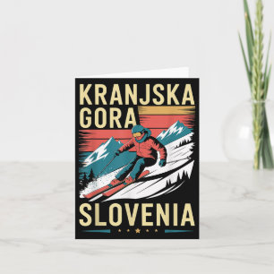 Retro Kranjska Gora Slovenia Ski Resort, Fun Alpin Card