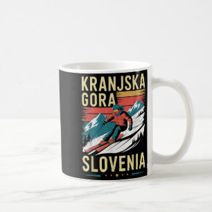 Retro Kranjska Gora Slovenia Ski Resort, Fun Alpin Coffee Mug