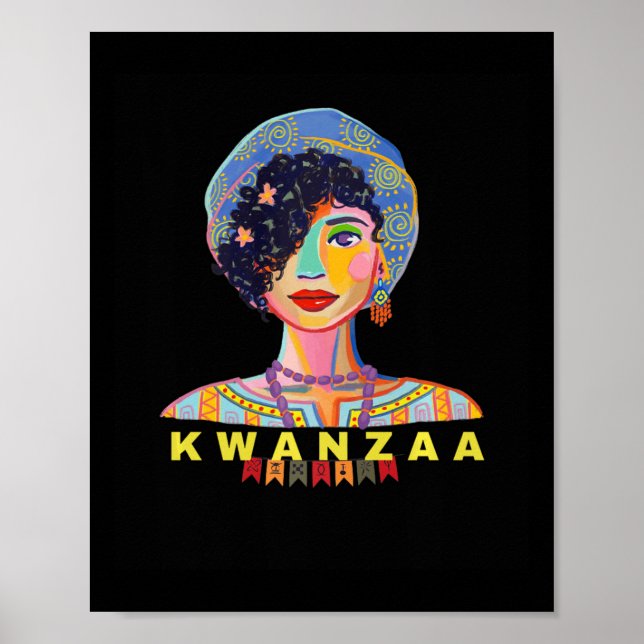 Retro Kwanzaa African  Poster (Front)