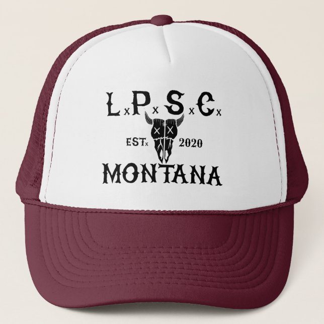 Retro L.P.S.C. club Trucker Hat (Front)