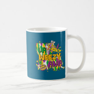 Retro La Weezy Ana Happy Mardi Gras Louisiana New  Coffee Mug