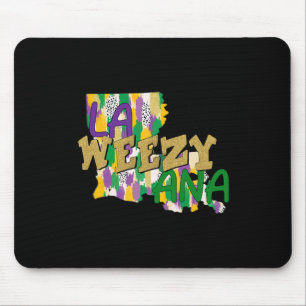 Retro La Weezy Ana Happy Mardi Gras Louisiana New Mouse Pad