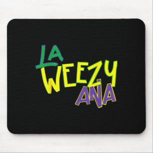 Retro La Weezy Ana Happy Mardi Gras Louisiana New Mouse Pad