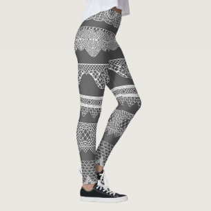 retro lace leggings