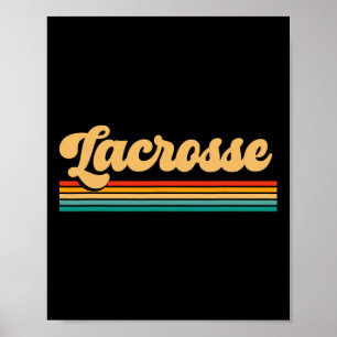 Retro Lacrosse Apparel - Lacrosse Poster