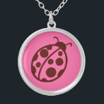 Retro Ladybug Necklace<br><div class="desc">The design is from original art.</div>