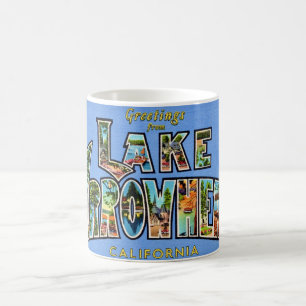 Retro Lake Arrowhead Mug