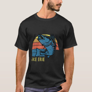 Retro Lake Erie Walleye Fishing Shirt Lake Erie So