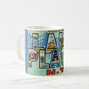 Retro Lake Placid NY Mug
