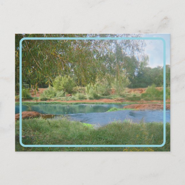 Retro Lake Postcard (Front)