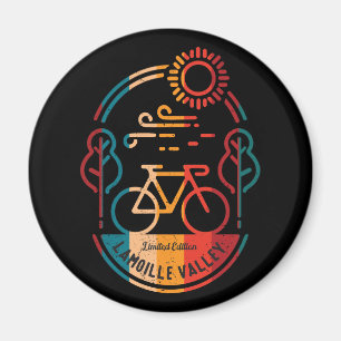 Retro Lamoille Valley Bike Trail Magnet