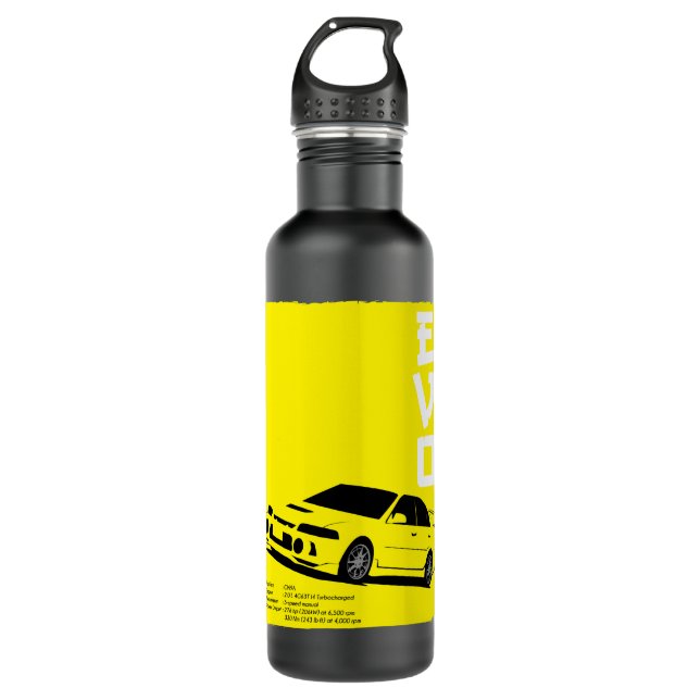 Retro Lancer Evolution Iv 710 Ml Water Bottle (Front)