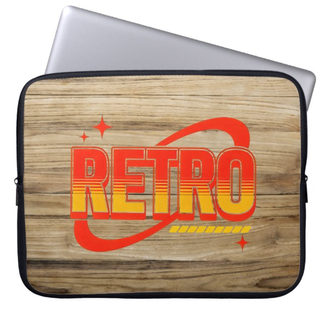 Retro. Laptop Sleeve (Front)
