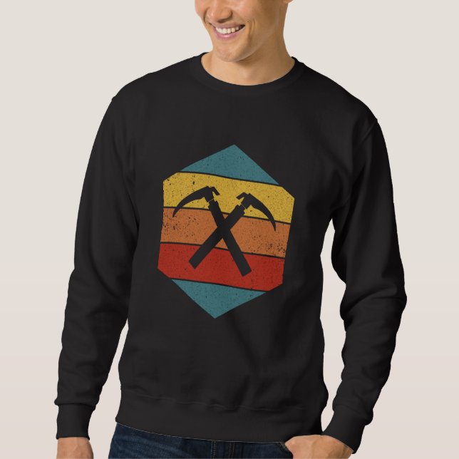 Retro Laryngoscope Vintage Anesthesiology Anesthes Sweatshirt (Front)