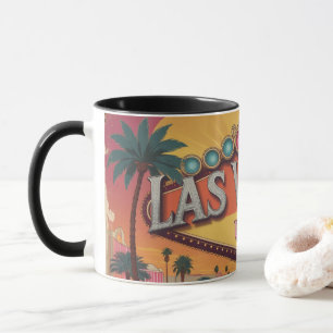 Retro Las Vegas Lights Mug