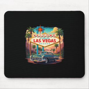 Retro Las Vegas Nevada Las Vegas Souvenir Vacation Mouse Pad