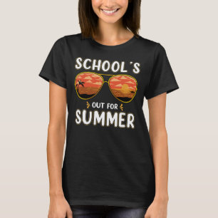 Retro Last Day Of School Schools Out For Summer T-Shirt
