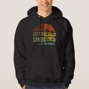 Retro Last Day Of School Schools Out For Summer Te Hoodie