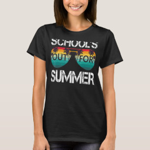 Retro Last Day Of School Schools Out For Summer Te T-Shirt