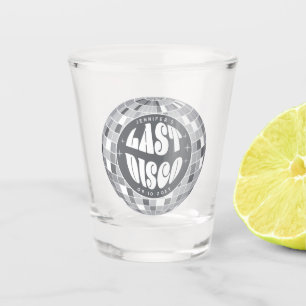 Retro Last Disco Bachelorette Weekend Party Favour Shot Glass