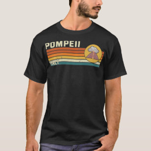 Retro Lava Championship Pompeii Italy Parkour Free T-Shirt