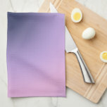 Retro Lavender Purple Gradient Tea Towel<br><div class="desc">Gradient design - aura effect – purple / lilac/ lavender / violet gradient.</div>