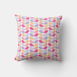 Retro Leaves Cushion