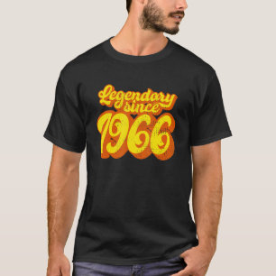 Retro Legendary Since 1966 56 Years Old 56th Birth T-Shirt