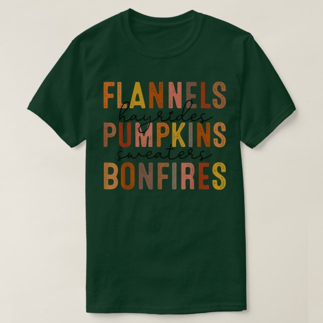 Retro Leopard Flannels Hayrides Pumpkins Sweaters  (Design Front)