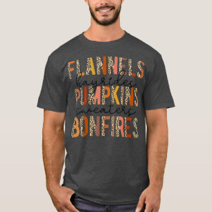 Retro Leopard Flannels Hayrides Pumpkins Sweaters