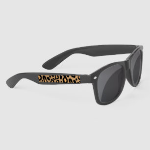Retro Leopard Print Sunglasses 