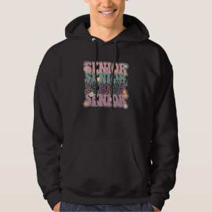 Retro Leopard Senior 2023 Senior Student Back To S Hoodie