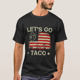 Retro Let's Go Taco Funny Let's Go Taco T-Shirt