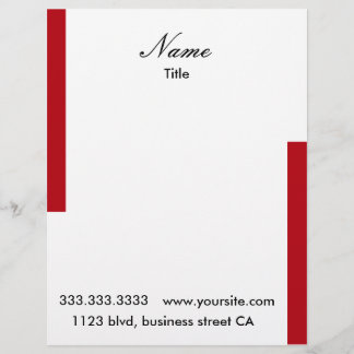 retro letterheads letterhead design
