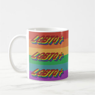 Retro LGBTQ+ Pride Coffee Mug