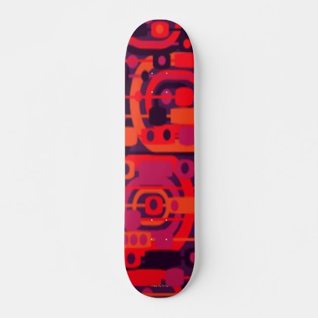 RETRO LIBERTY DOG PRO SKATEBOARD - TOP DECKS - FUN (Front)