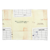 Retro Library Book Date Due Card