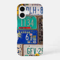 Retro License Plates